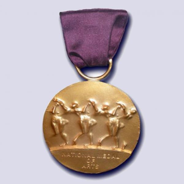 Slide with image of the National Medal of Arts