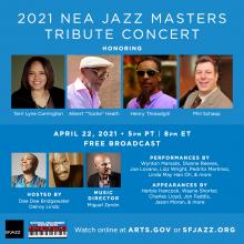 Ad for 2021 Jazz Master concert